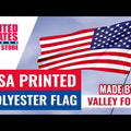 Valley Forge 3ft x 5ft USA Printed Polyester Cotton Flag