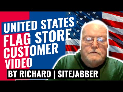 Video still cover image for video review of the United States Flag Store