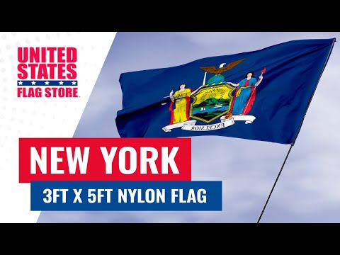 New York Flag 3x5ft Nylon