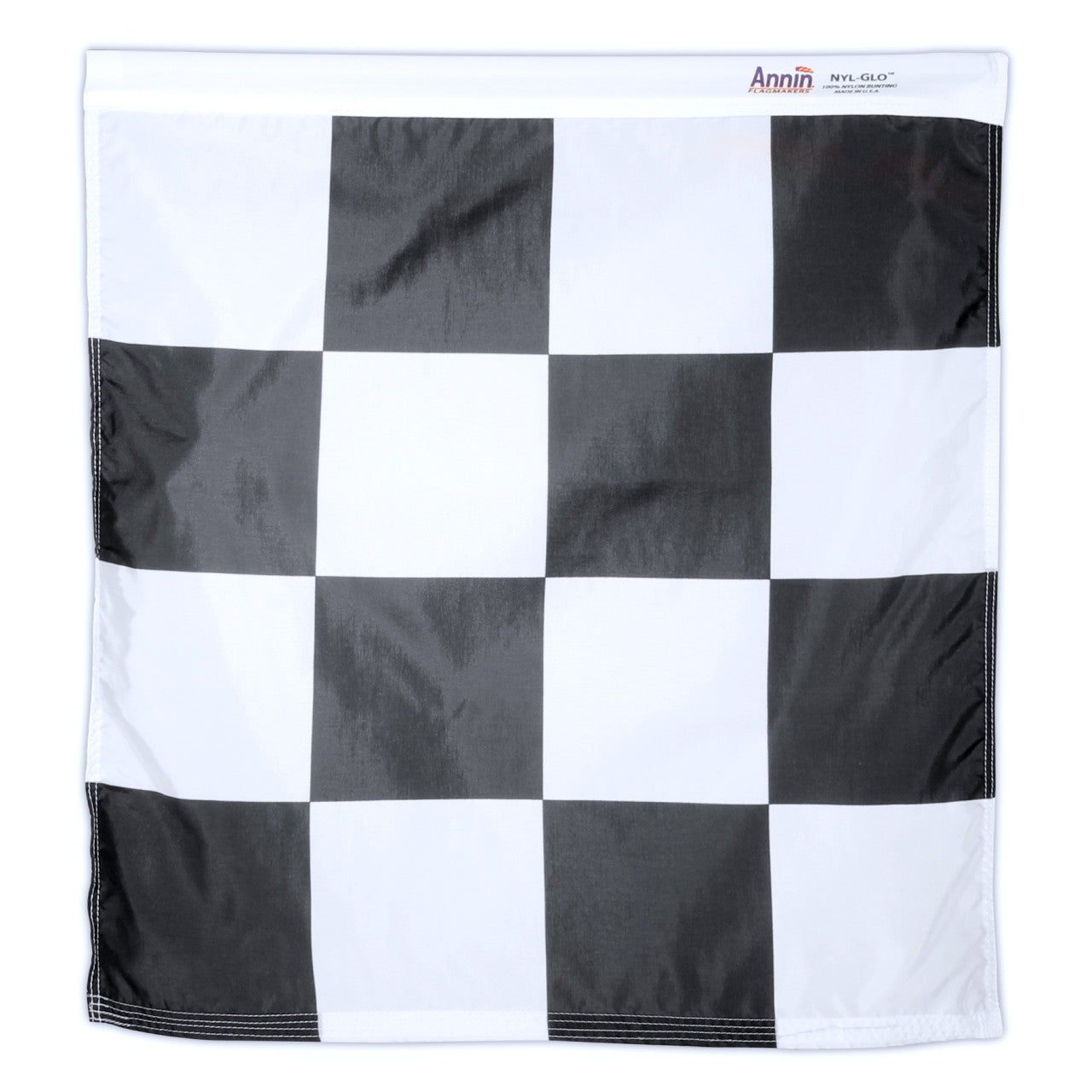 Set of 7 Nylon Racing Flags with Pole Band