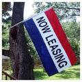 Now Leasing Flag - 3ft x 5ft