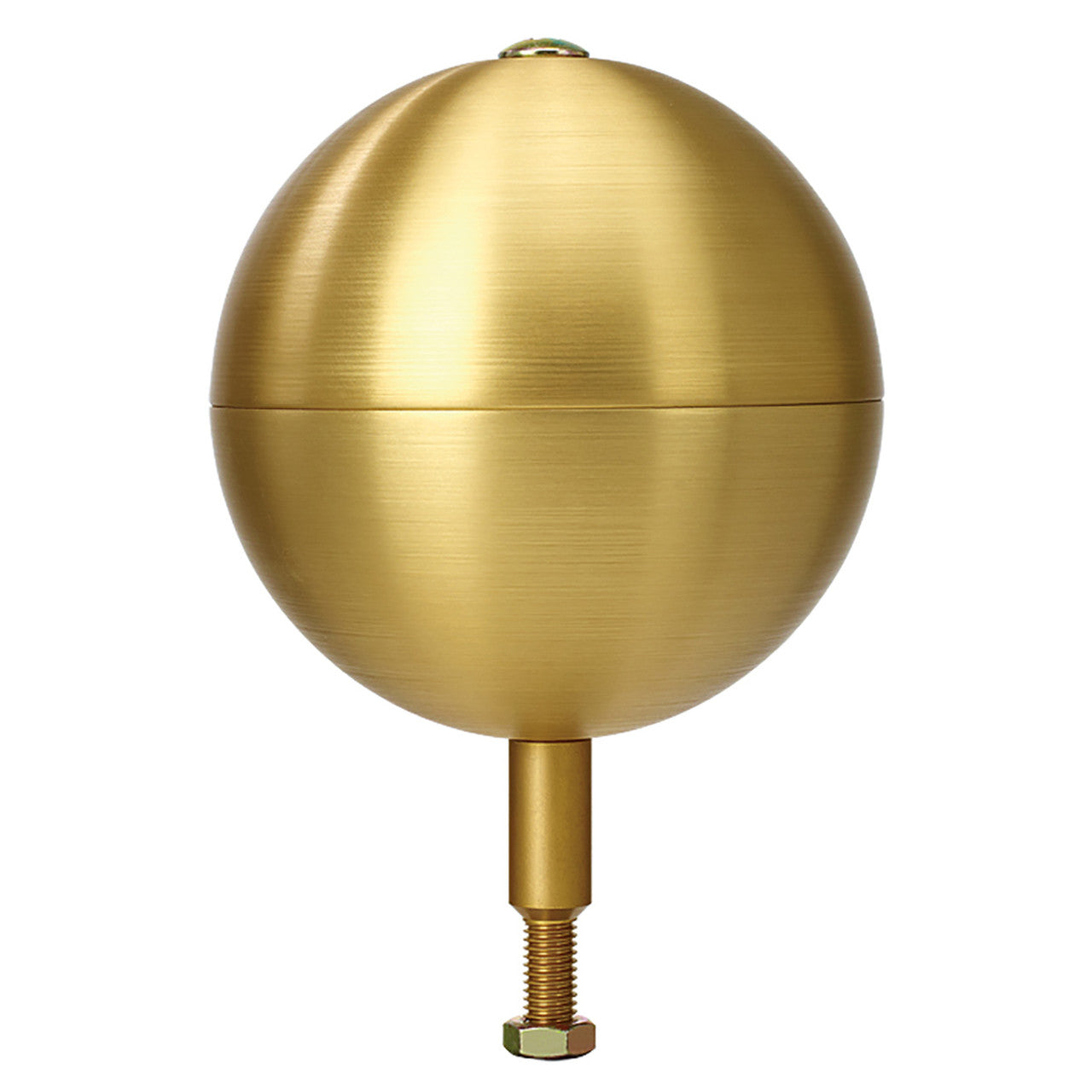 Gold Ball Topper - Anodized Aluminum - 6"