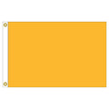 Illustration of a solid yellow flag