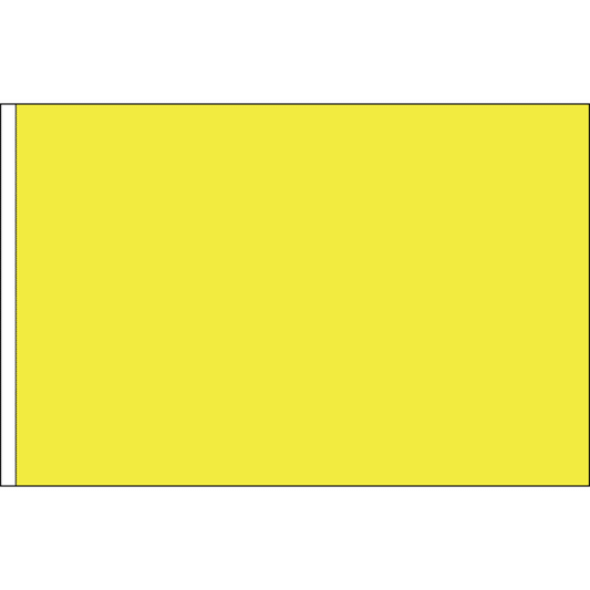 FM Yellow Solid Flag 3ft x5ft Nylon
