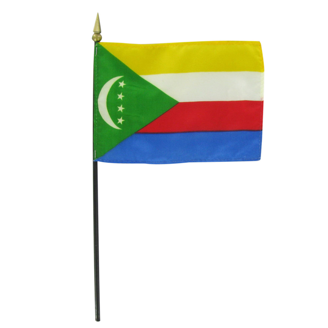 Flag of Comoros on a white background