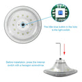Solar LED Mini Flagtop Pole Light - 270 Lumens - LumeGen