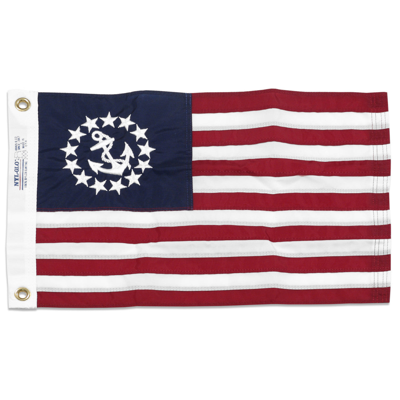 Nylon U.S. Yacht Design 12" x 18" Flag
