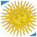 Argentina Flag 3ft  x 5ft Super Knit Polyester