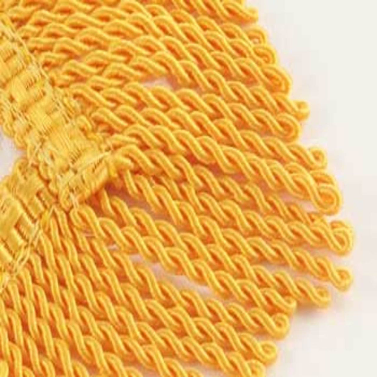 Yellow fringe from a flag