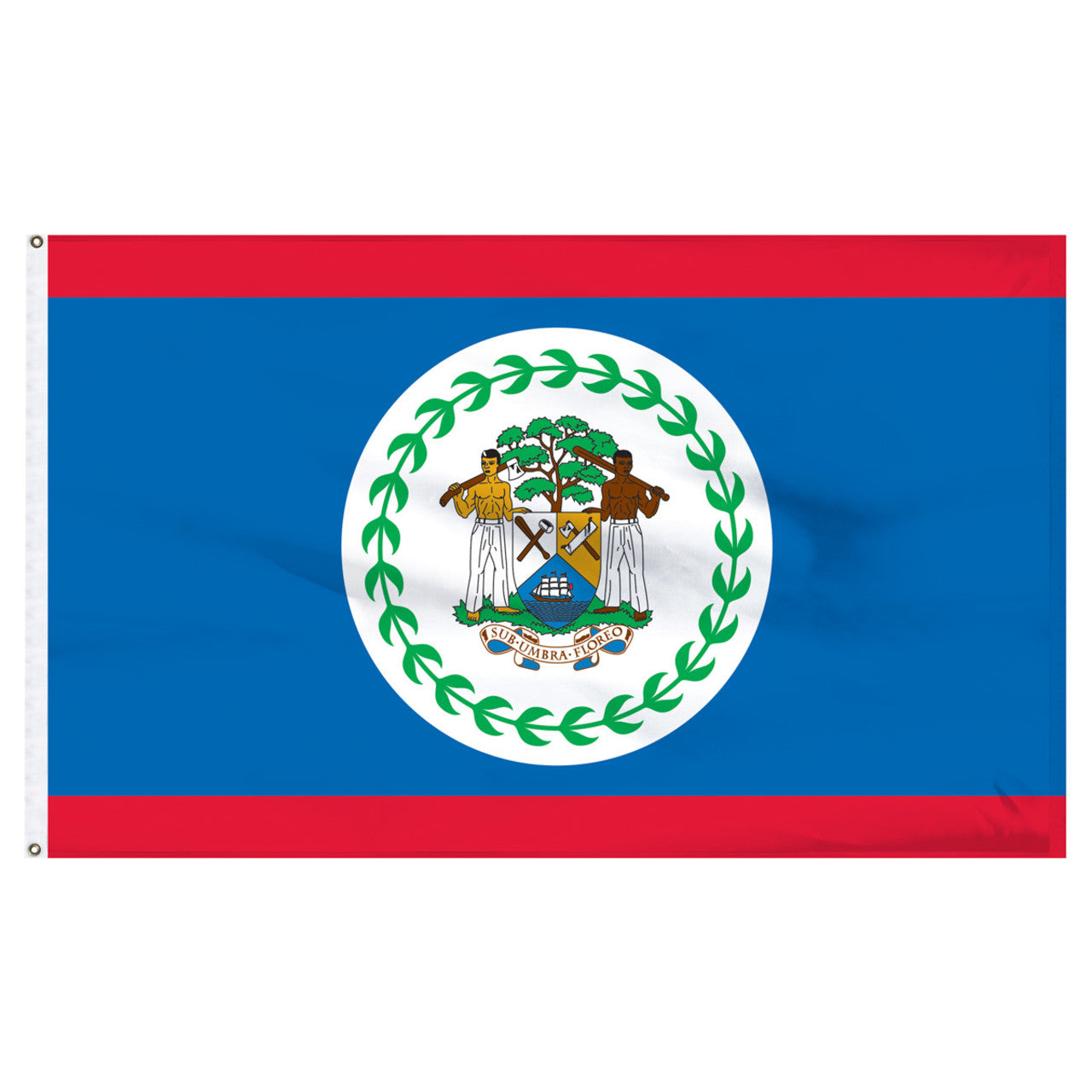 Belize Flag 3ft x 5ft Nylon