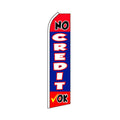 No Credit OK Swooper Flag