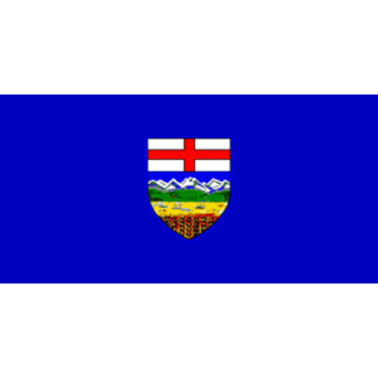 Alberta 12in x 18in Hand Flag