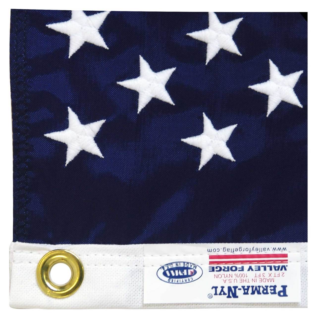 Valley Forge Perma-Nyl 2ft x 3ft Nylon American Flag