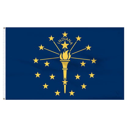Indiana Flag 3x5ft Nylon