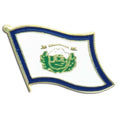 West Virginia Flag Lapel Pin - 3/4" x 1/2"