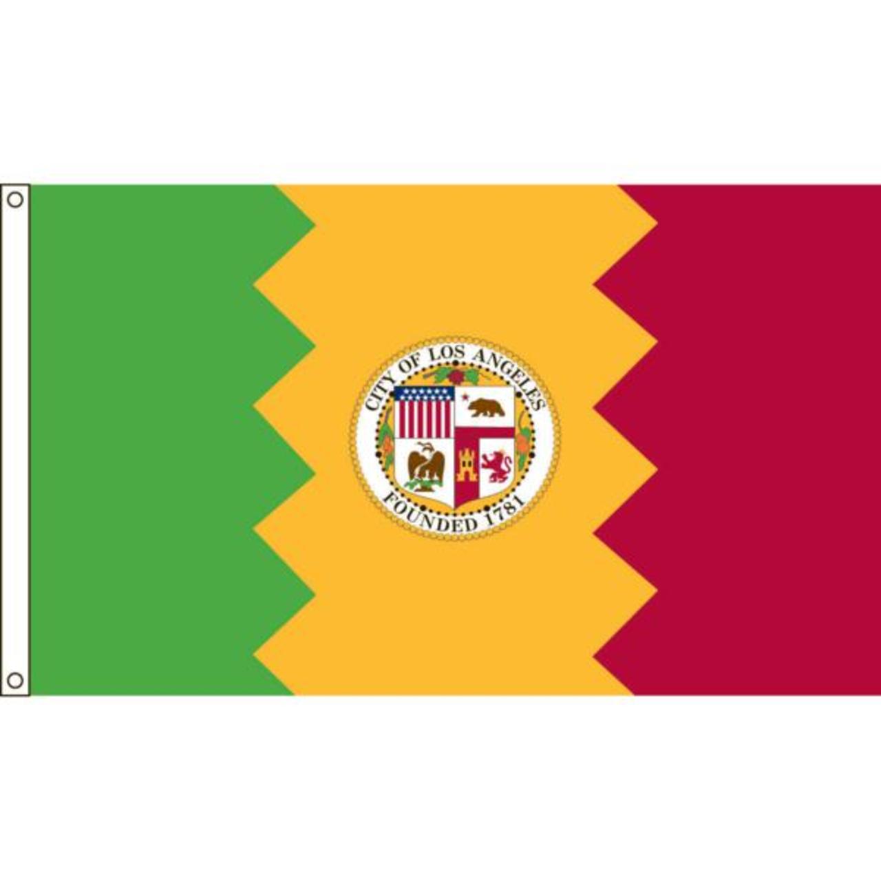 Los Angeles 2' X 3' Nylon Flag