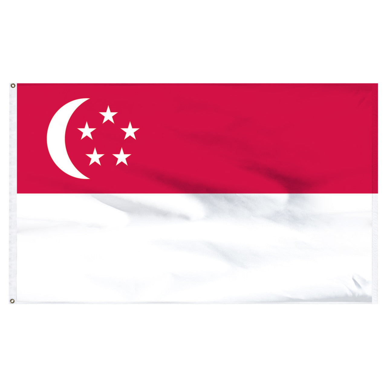 Singapore 5ft x 8ft Nylon Flag