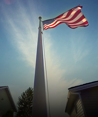 Residential flagpoles