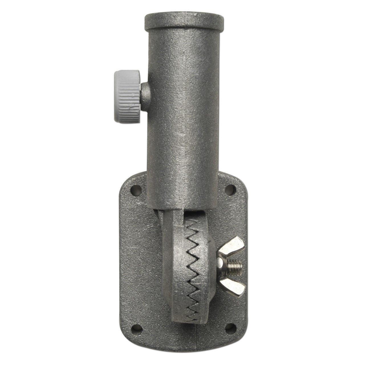 1in Adjustable Cast Silver Aluminum Bracket