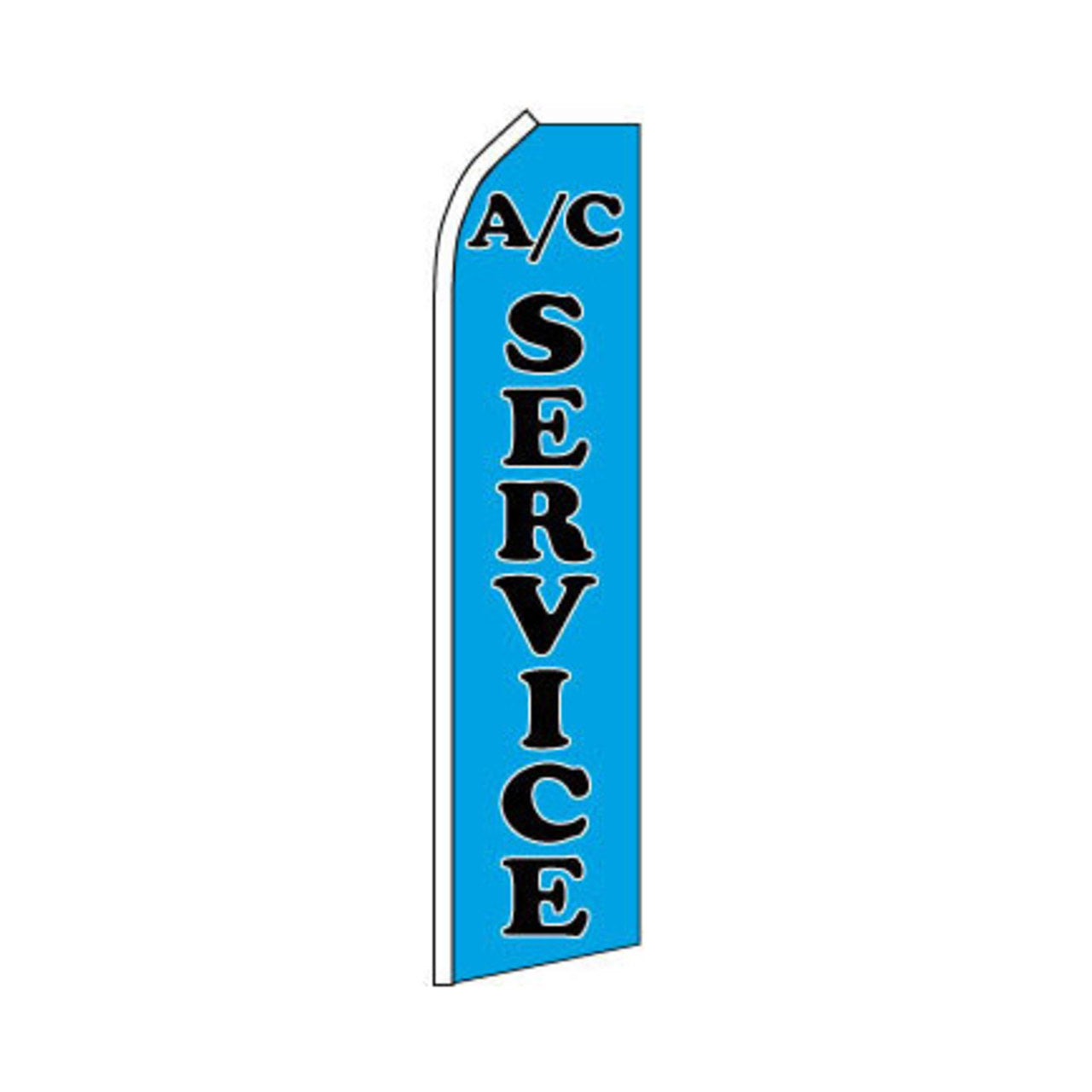 AC Services Swooper Flag - 11.5ft x 2.5ft