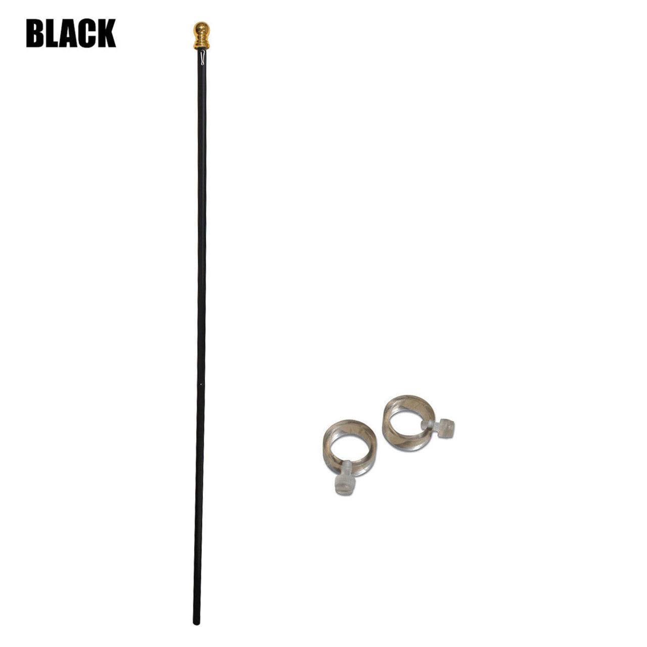 Super Tough 6ft Aluminum Two Piece Spinner Residential Flagpole