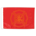 Firefighter Parade Motorcycle Flag - 10" x 15"