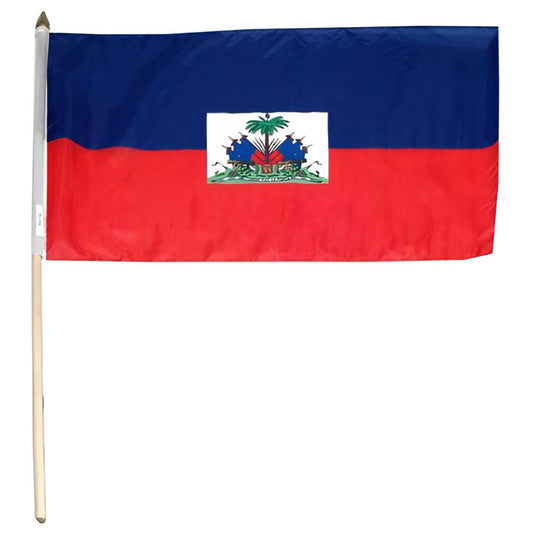 Haiti flag 12 x 18 inch - with Seal
