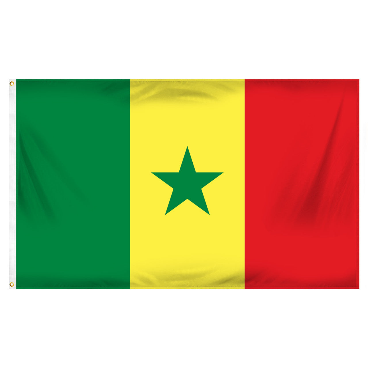 Senegal Flag 3ft x 5ft Printed Polyester