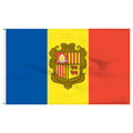 Andorra 6' x 10' Nylon Flag With Seal