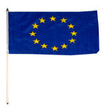 Flag of the European Union with yellow stars on a blue background