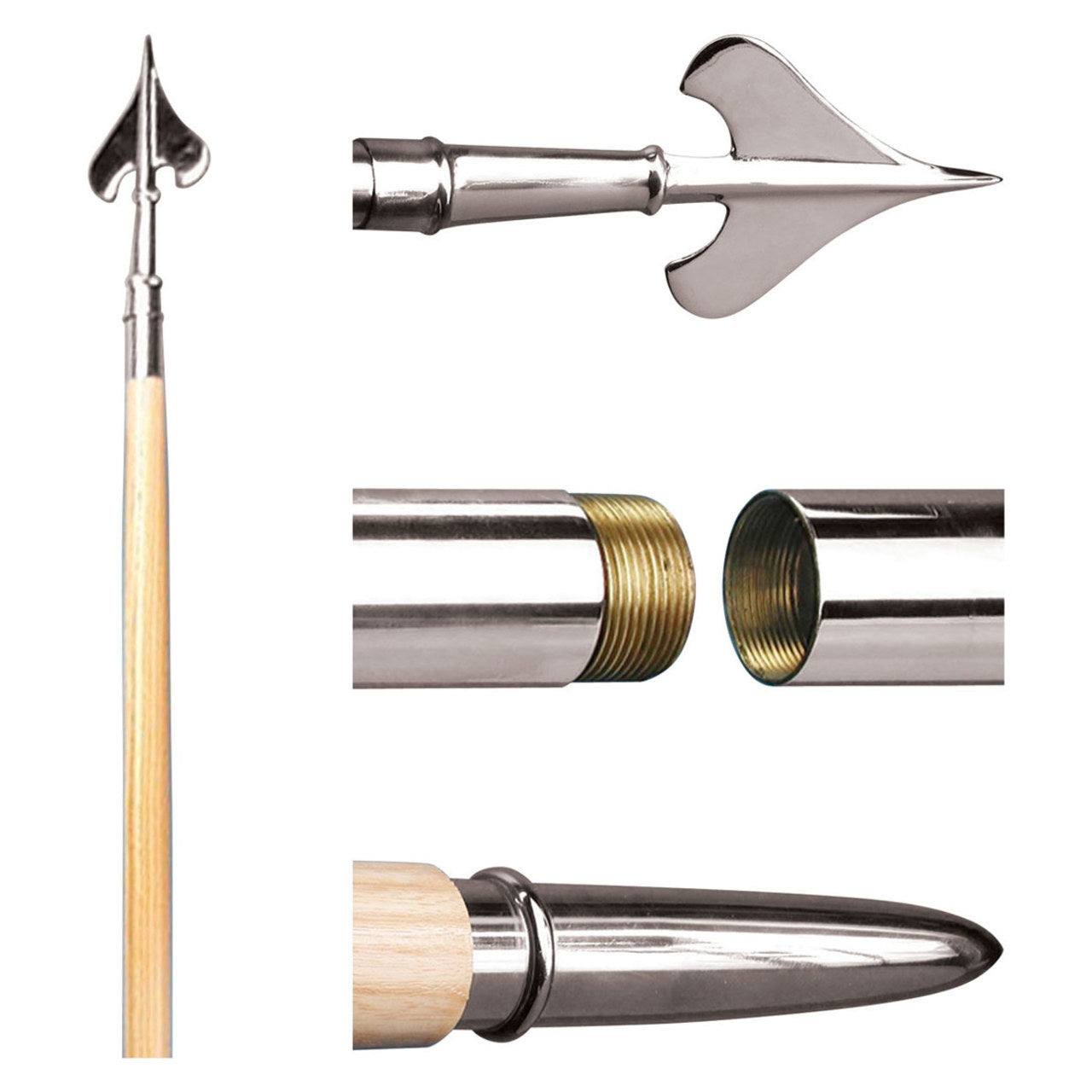 Super Tough 9ft Aluminum Two Section Residential Pole Set