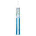 Decorative windsock with a snowman design and 'Winter Welcome' text on a white background