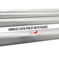 Super Tough 15ft Aluminum Sectional Pole Kit - Windless Banner