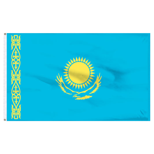 Kazakhstan 4ft x 6ft Nylon Flag