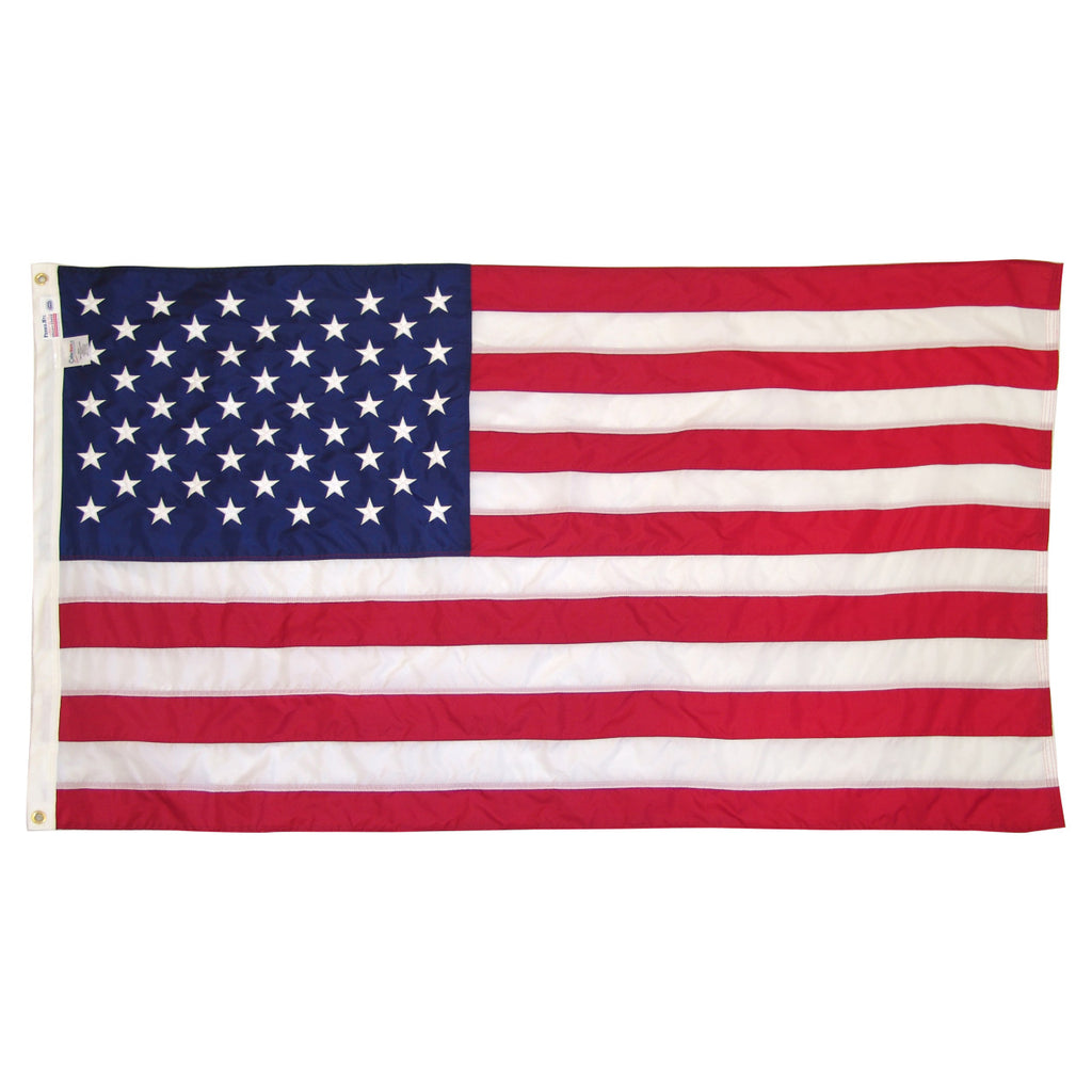 1960's Valley Forge Flag Co アメリカンフラッグ Valley Forge Perma-Nyl 3ft x 5ft Nylon American Flag