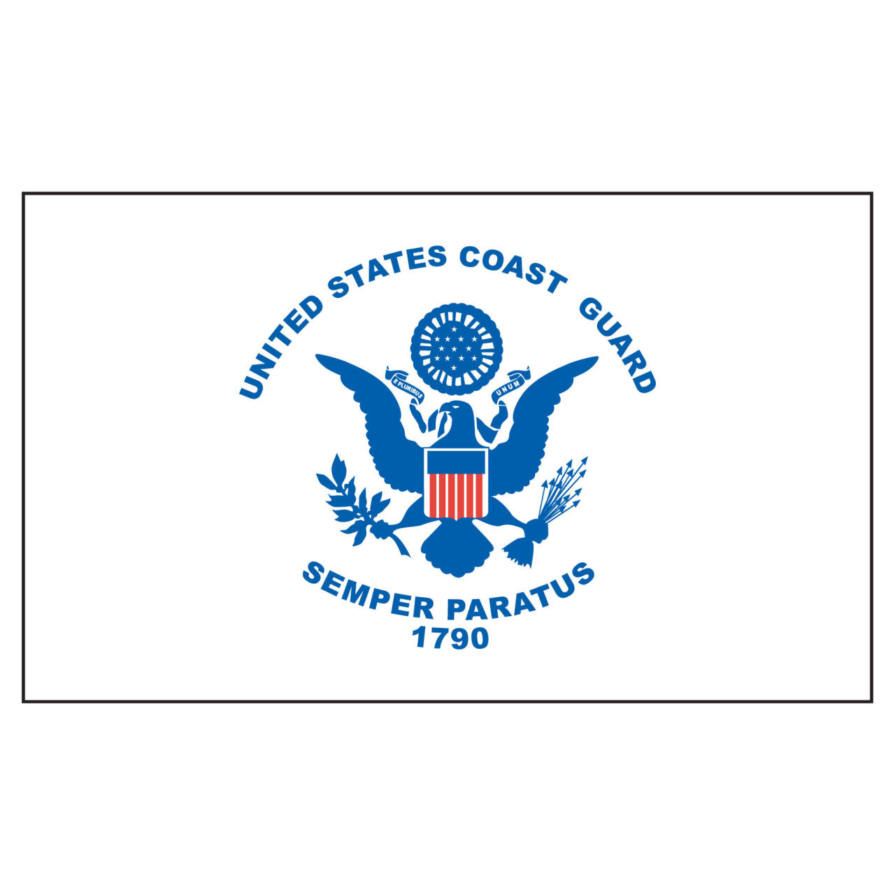 US Coast Guard Flag 4x6ft Nylon