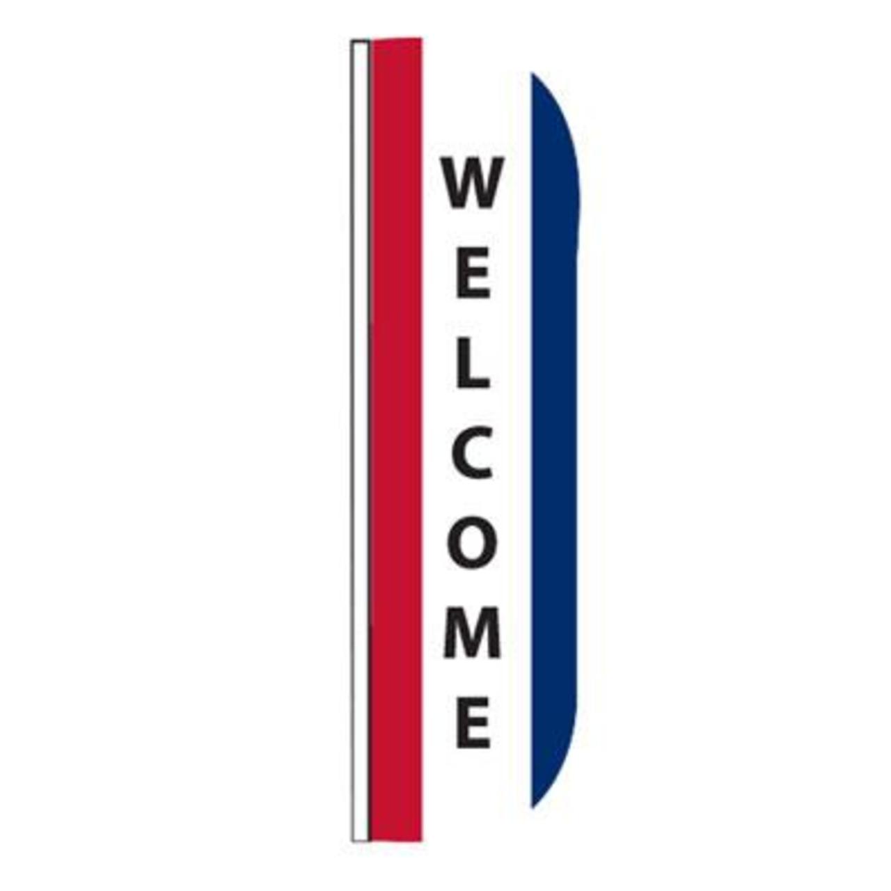 Message Flutter Flag Welcome