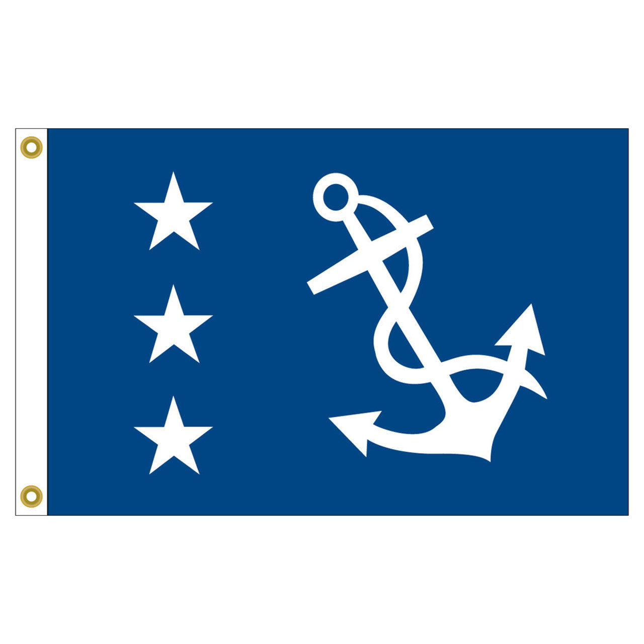US Yacht Club Past-Commodore 12in x 18in Nylon Flag