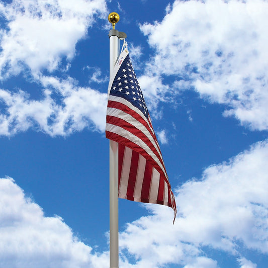 Valley Forge 20ft Aluminum Sectional Residential Flagpole