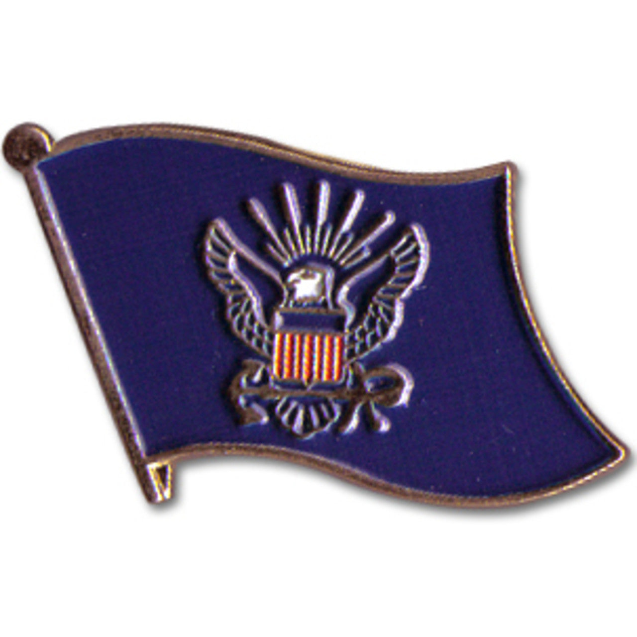 Navy Lapel Pin - 1" x 7/8"