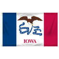 Iowa 5ft x 8ft Spun Heavy Duty Polyester Flag