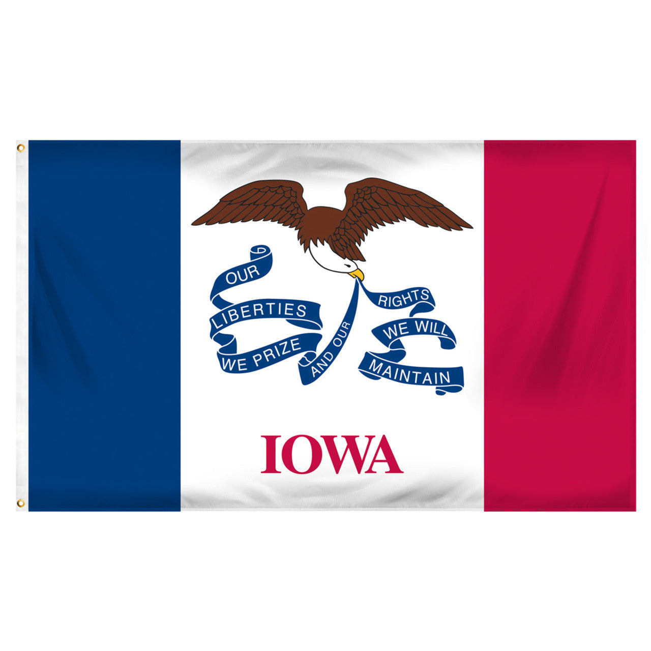 Iowa 5ft x 8ft Spun Heavy Duty Polyester Flag