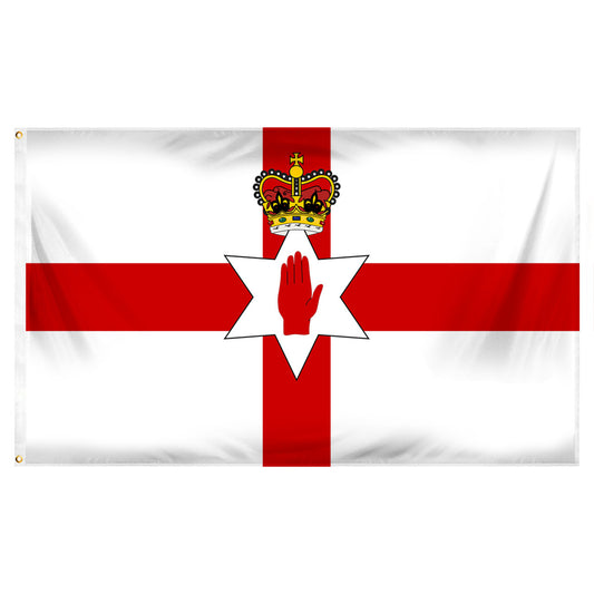 Northern Ireland Flag 3ft x 5ft Printed Polyester