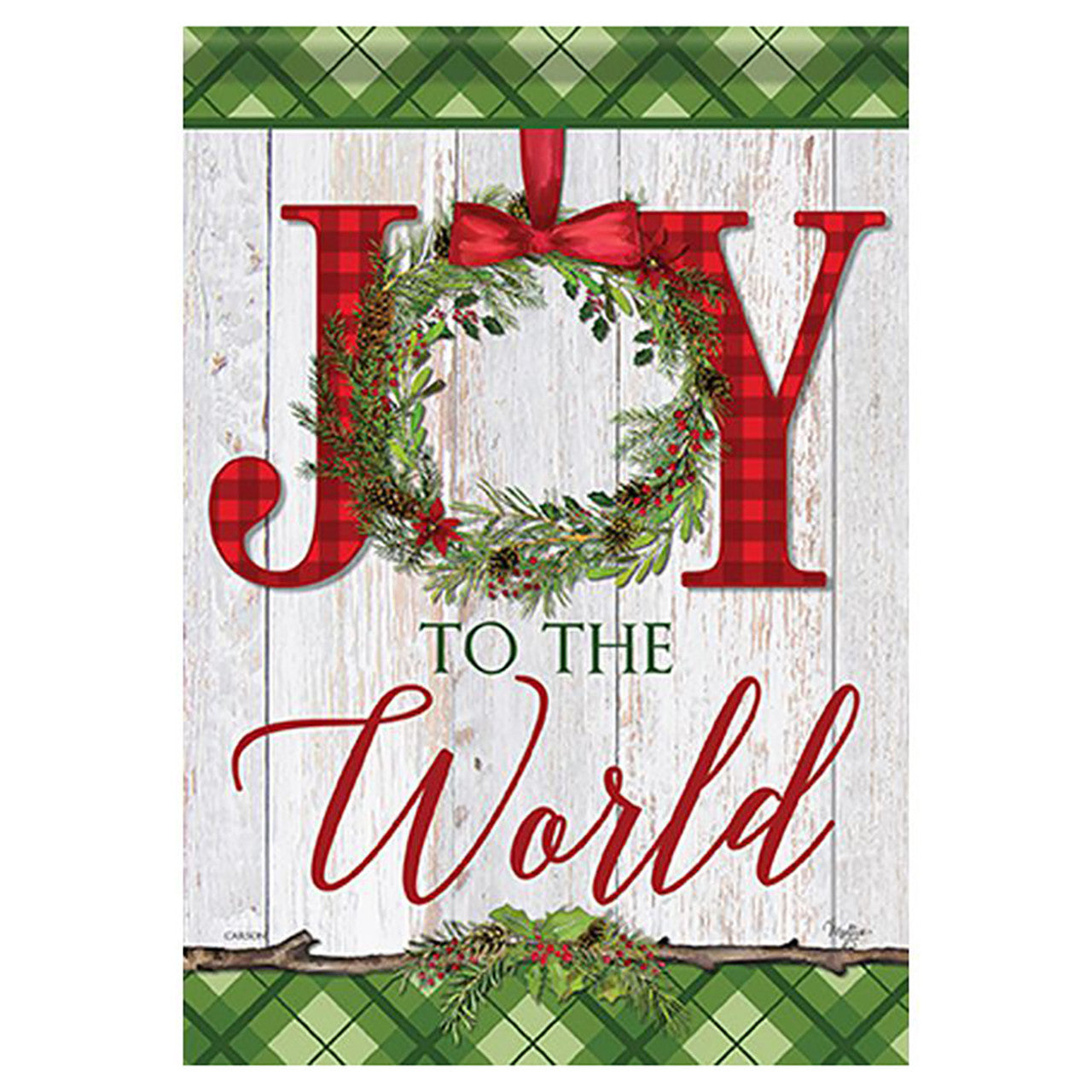 Carson Christmas Banner Flag - Joy – United States Flag Store