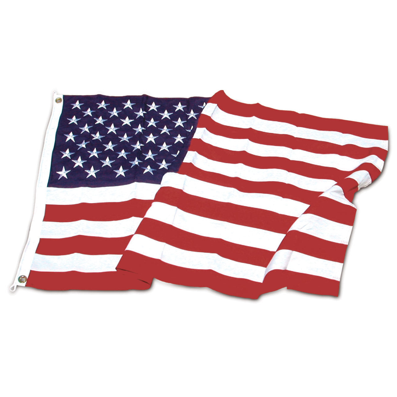 American flag on a white background