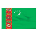 Turkmenistan 3ft x 5ft Nylon Flag