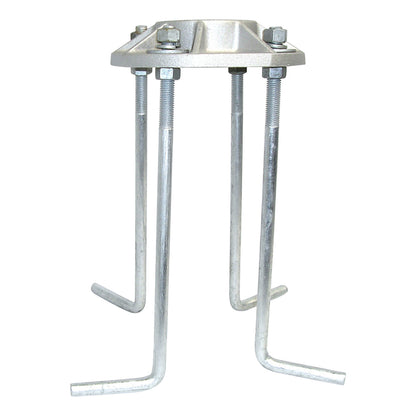 Silver Shoe Base Anchor Bolt 0.75" x 24"