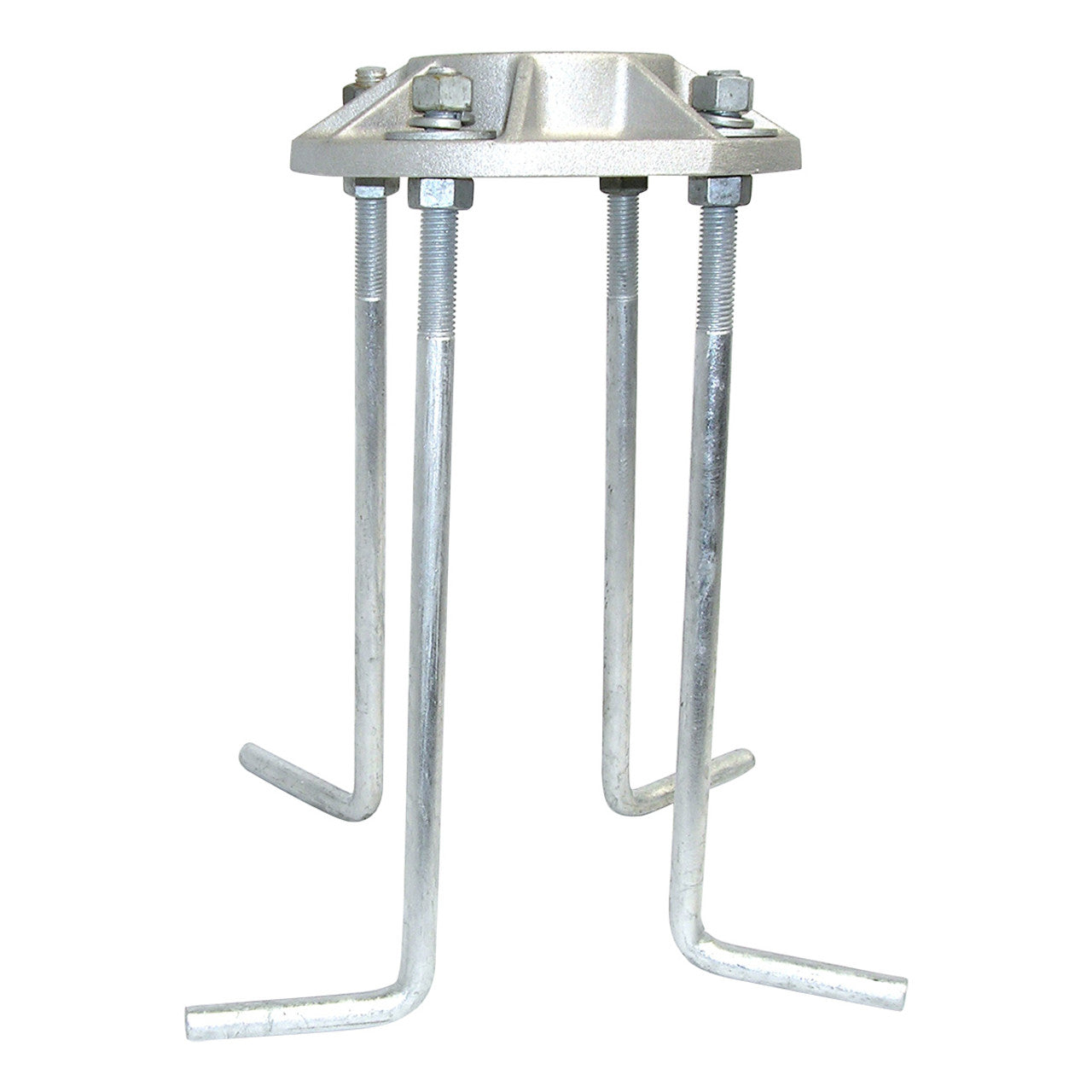 Shoe Base & Anchor Bolts - 4" Diameter Pole