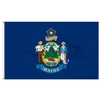 Maine Flag 3x5ft Nylon