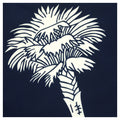 Close up of a white tree on a South Carolina state flag